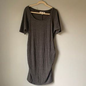 Grey Old Navy Maternity Dress